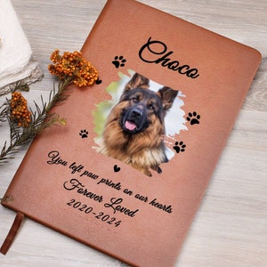 Puppy Keepsake | Pet Memorial Journal | Personalized Gifts for Pet Loss | Puppy Keepsake Journal