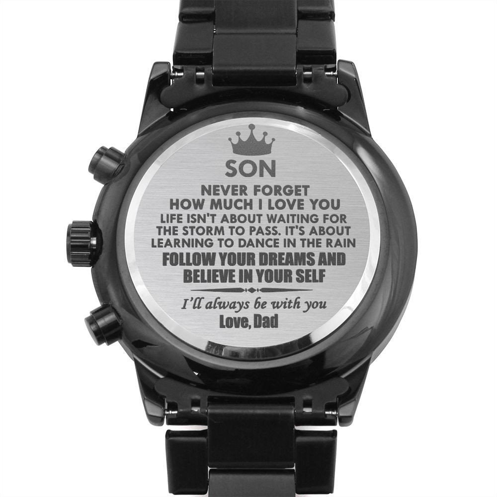 To Our Son, Son Watches, Engraved Watch, Best Gift for Teen Boy, Watch for  Son, Gift From Parents, Son Graduation, Graduation Gift for Son - Etsy