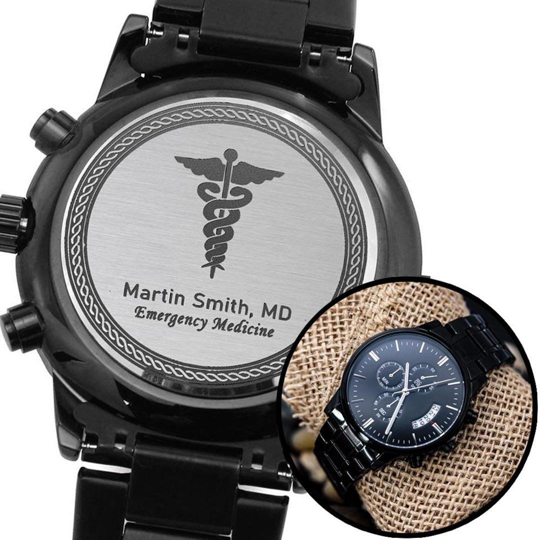 Personalized Doctor Watch With Custom Engraving, Medical Graduation ...