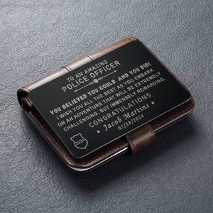 Police Graduation Card, Police Gift Box, Police Officer Graduation Gift ...