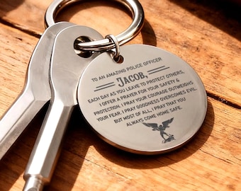 Police Officer Prayer, St. Michael Guardian Angel, Police Officer Gifts, Police Officer Prayer, Police Officer Graduation Gift,  Police Gift