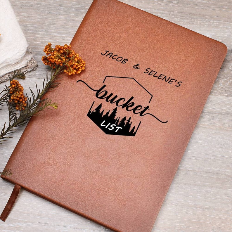 Personalised Couple Bucket List Journal