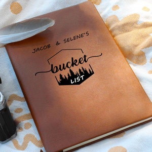 Personalised Couple Bucket List Journal