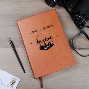 Personalised Couple Bucket List Journal