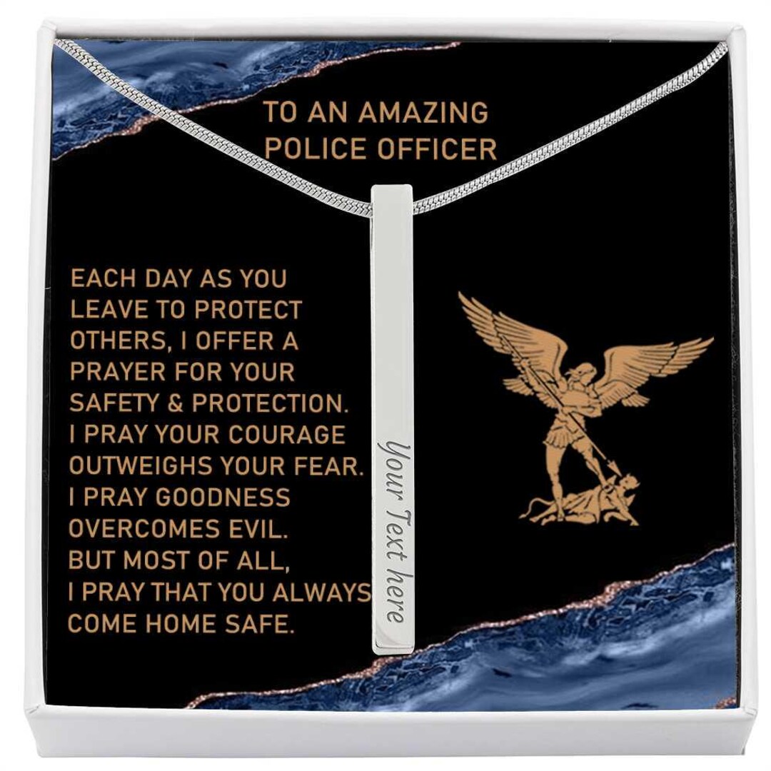 Police Angel St. Michael Guardian Angel, Police Officer Gifts, Police Officer Prayer ...