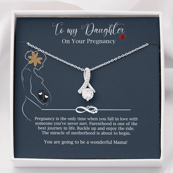 To My Pregnant Daughter Congratulations on Your Pregnancy Etsy