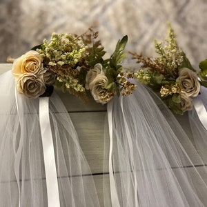 Wedding flower bouquet/ Pew decoration/ Aisle flowers