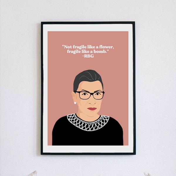 Ruth Ginsburg Poster - Etsy