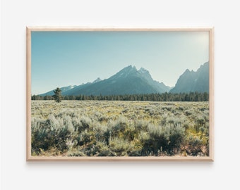 Grand Teton National Park Wall Art | Wyoming Digital Print | Landscape Photography