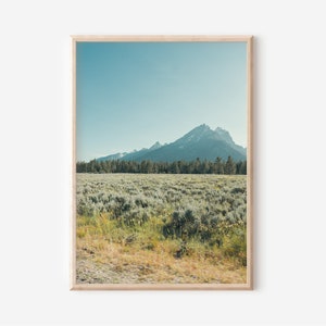 Grand Teton National Park Wall Art | Wyoming Digital Print | Landscape Photography
