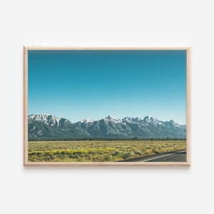 Grand Teton Nationalpark Wandkunst | Wyoming Digitaldruck | Landschaftsfotografie