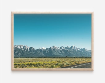 Grand Teton National Park Wall Art | Wyoming Digital Print | Landscape Photography