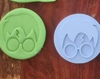 HP Magical harry Cookie/Fondant Cutter and Stamp Pack of 3 3D Printed