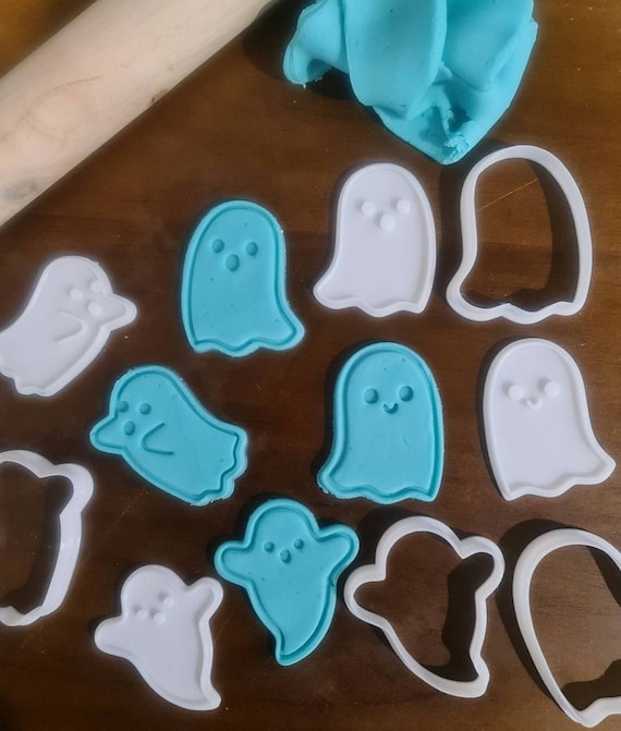 Cute Simple Spooky Ghosts Cookie Cutter and Stamp 3D Printed Etsy