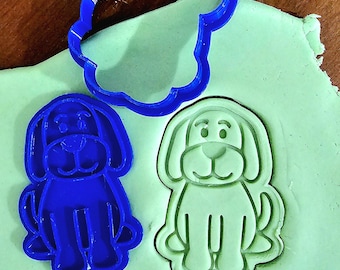 3D Printed Dog Cookie Cutter and Stamp Set