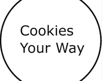 Personalised Cookie Cutter and or Stamp 3D printed any shape or design just tell us what you&#39;d like :)