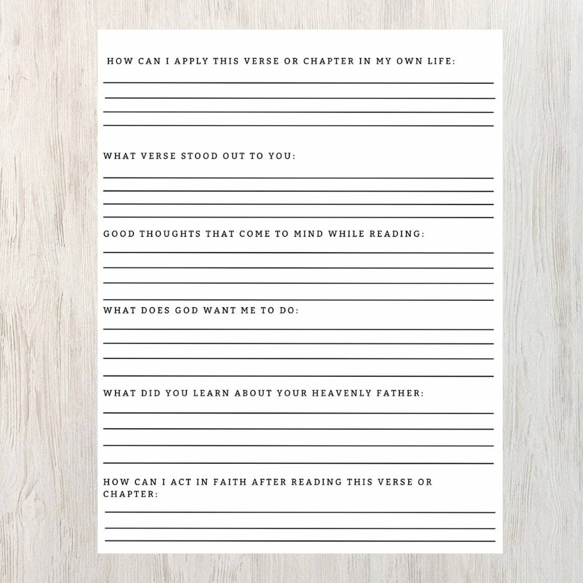 Printable Scripture Notes