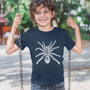 Kids Tarantula Spider Shirt, Arachnid T-shirt, Animal, I Love Spiders T Shirt, Arachnology Tarantulas, Spider love tee