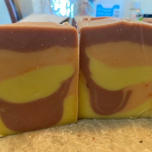 Autumn Days- Handmade natural cold process soap bar vegan beer soap