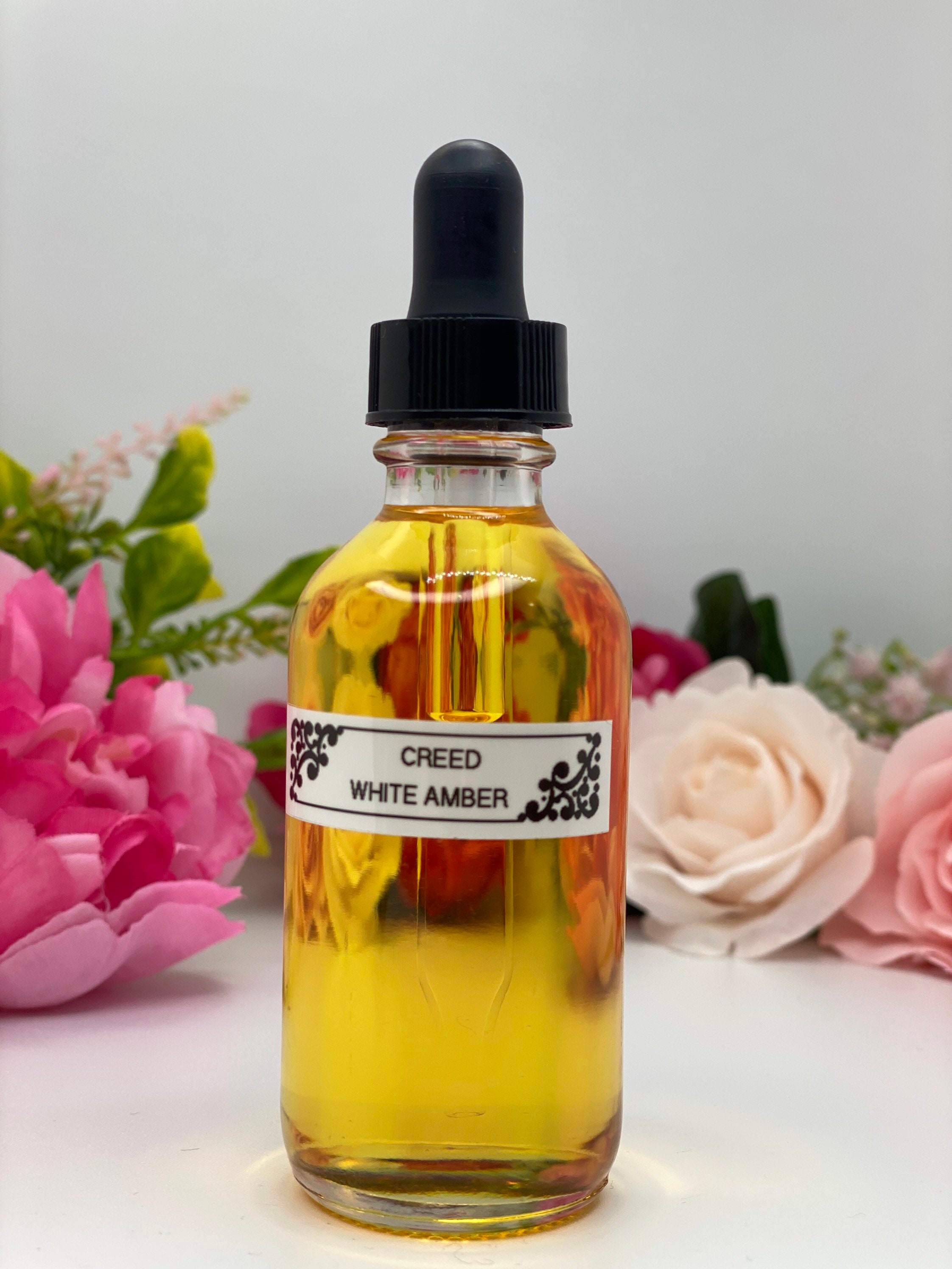 White Amber Alcohol Free Uncut Perfume Oil Scented Body Oil Etsy UK