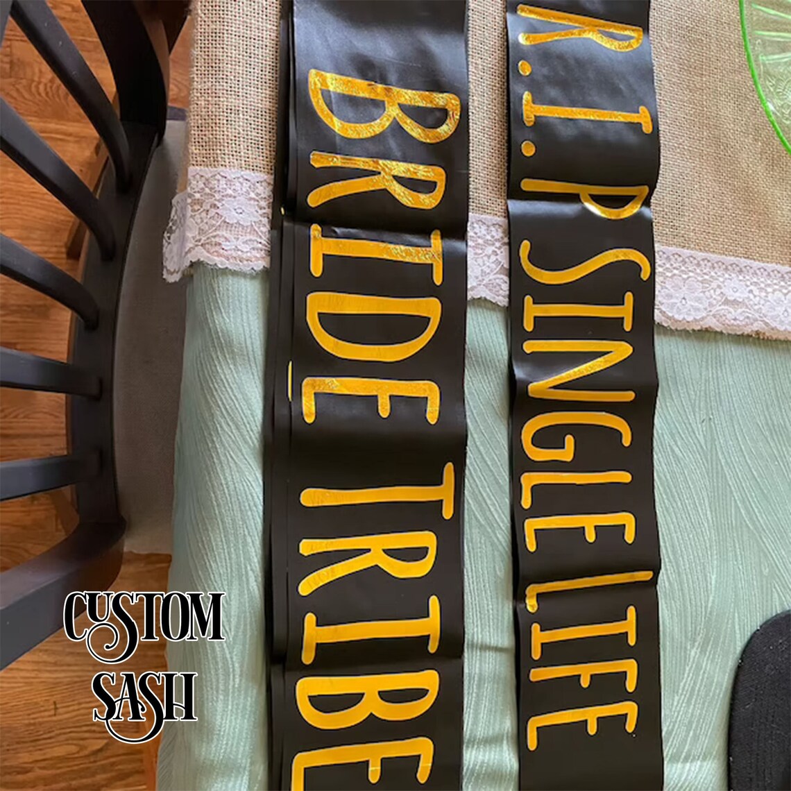 Your Text Sash Custom Sash Personalized Sash Birthday Party Etsy