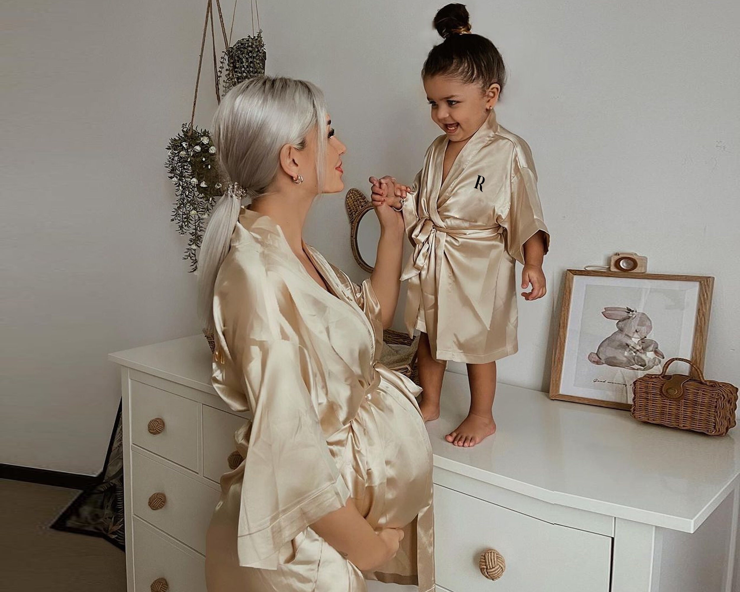 Personalized Mother Daughter Robes Customize Robes Custom Etsy