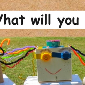 Creative Area Provocation Display Pictures - Junk Modelling
