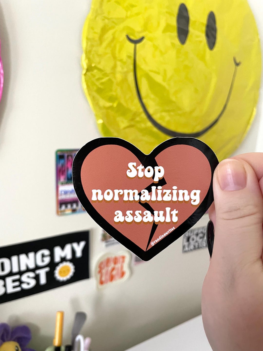 Stop Normalizing Assault Waterproof Vinyl Sticker - Etsy