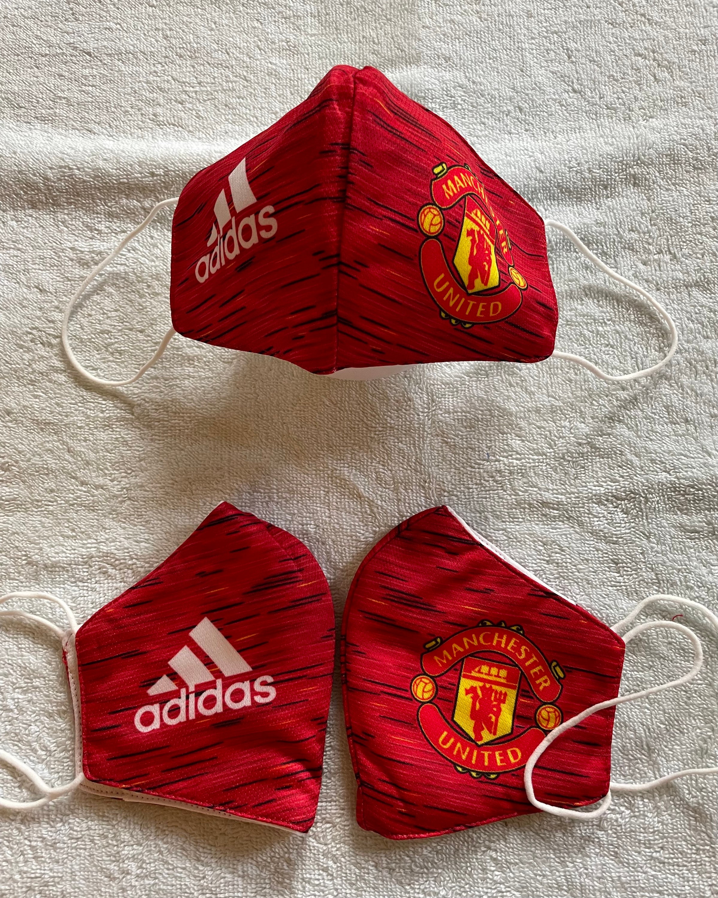 Manchester United one Face mask with filter pocket Reusable Etsy