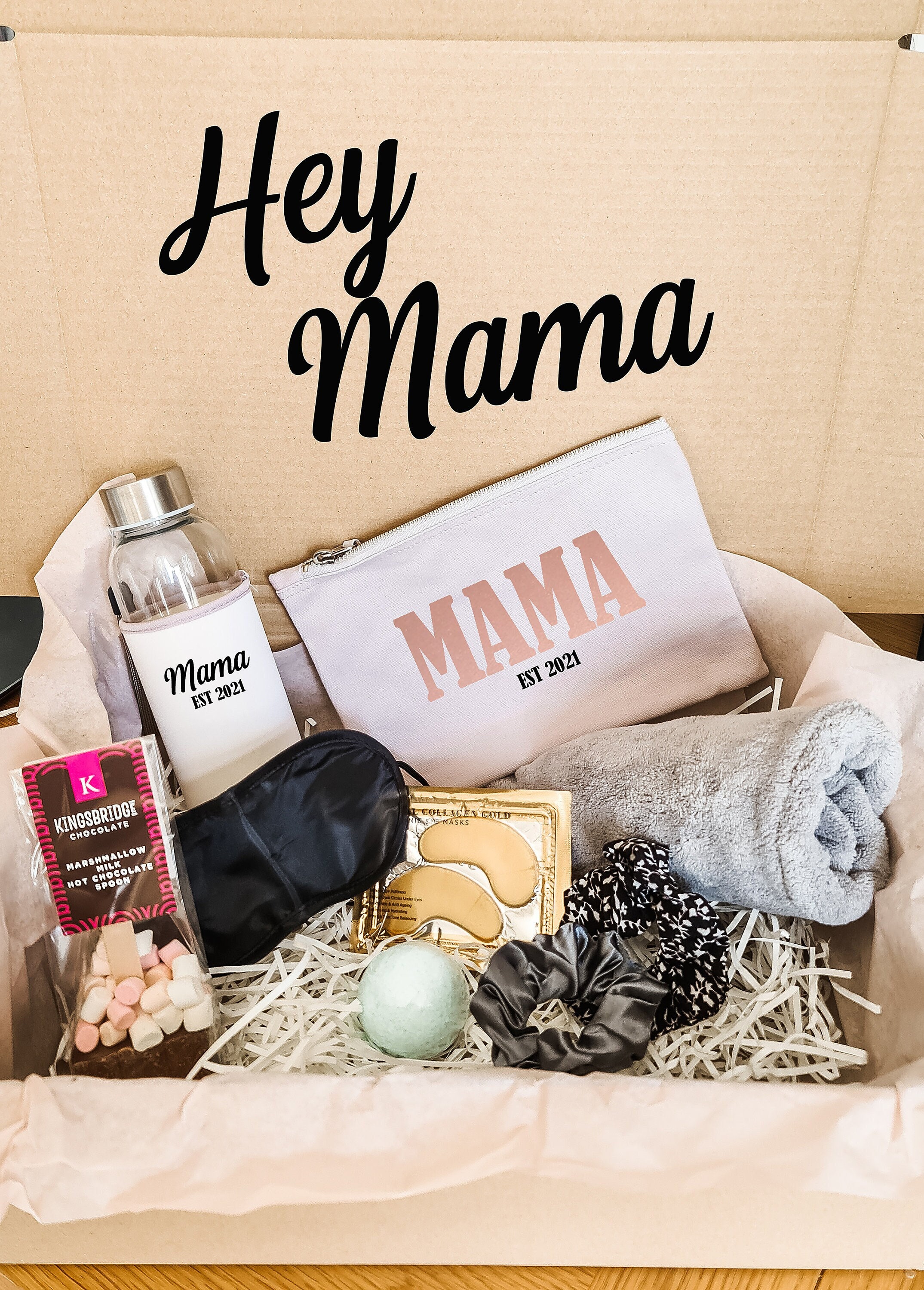 New Mum Pamper Gift Box Hamper. Personalised Gift set water Etsy