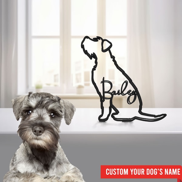 Miniature Schnauzer Figurines Etsy