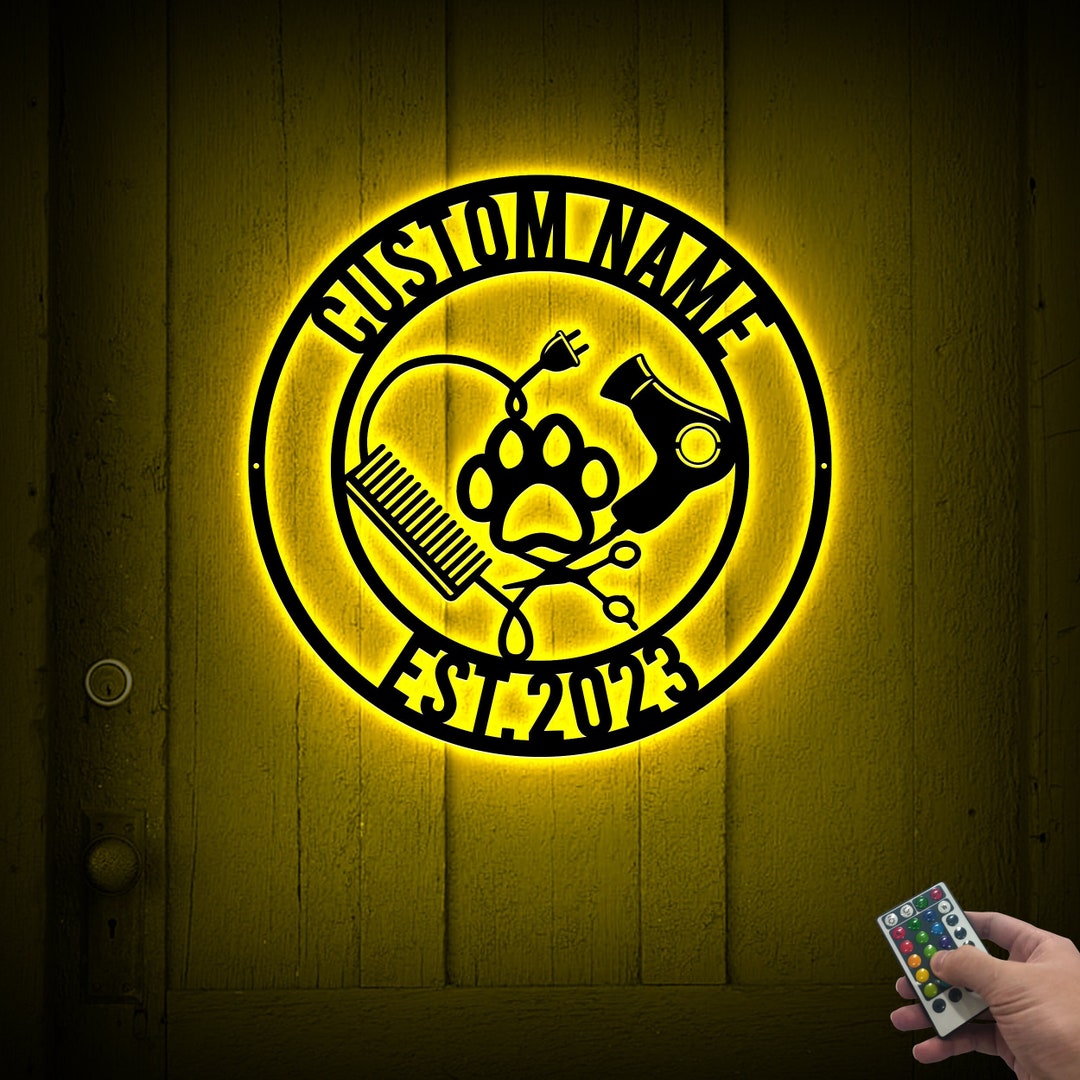 custom-dog-grooming-sign-with-led-light-groomer-name-sign-pet
