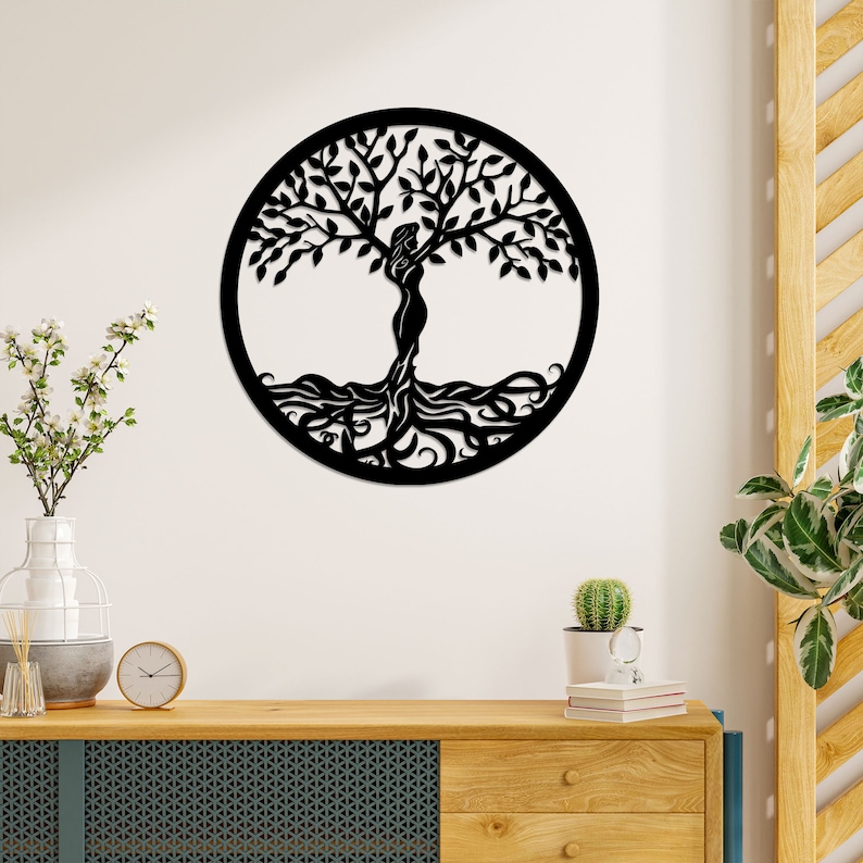 Tree of Life Metal Wall Art With Led Lights Tree of Life Etsy