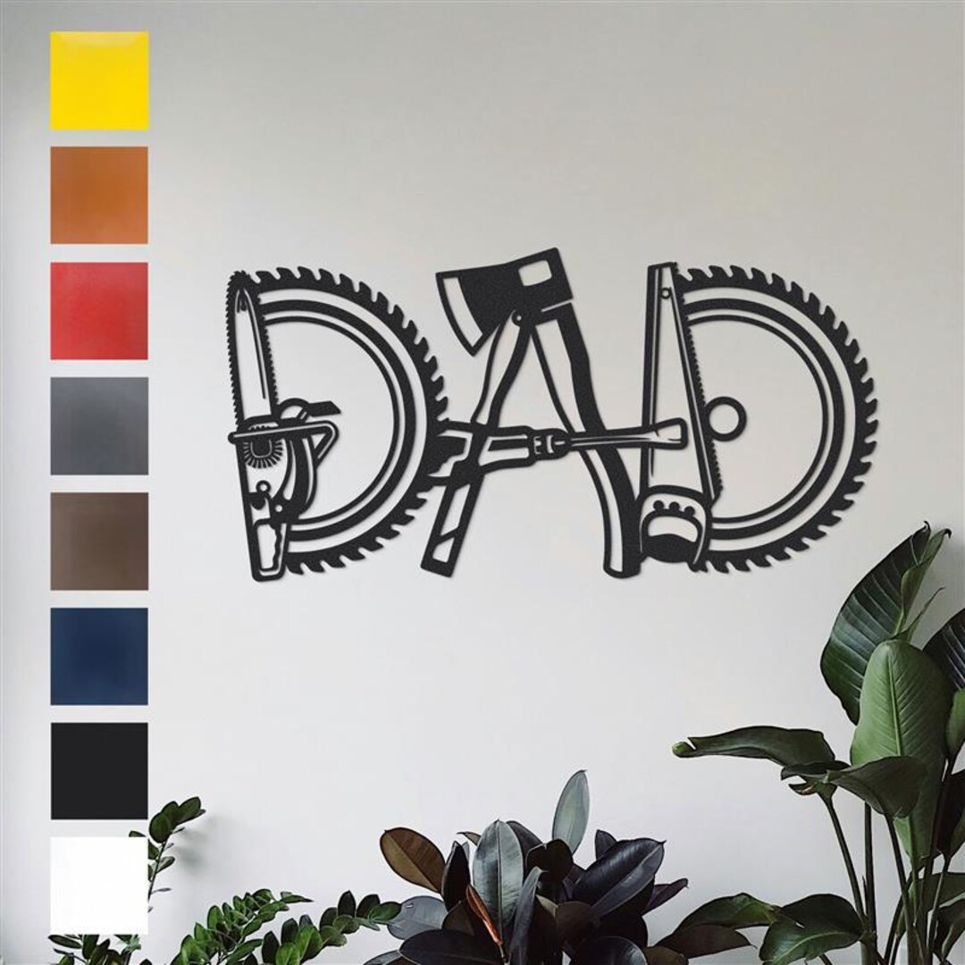 Custom Dad Tools Metal Sign, Fathers Day Gift, Man Cave Sign, Garage ...