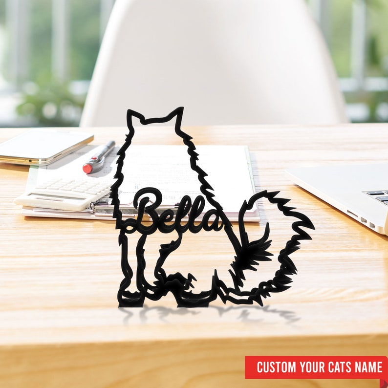 Custom Ragdoll Cat Metal Table Sign, Personalized Cat Lover Gift - Etsy