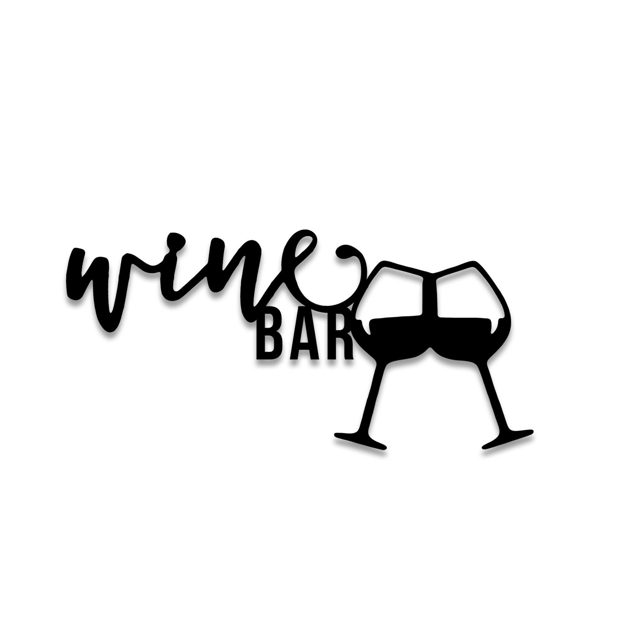 Metal Wine Sign Wine LED Light Wall Decor Wine Bar Sign - Etsy