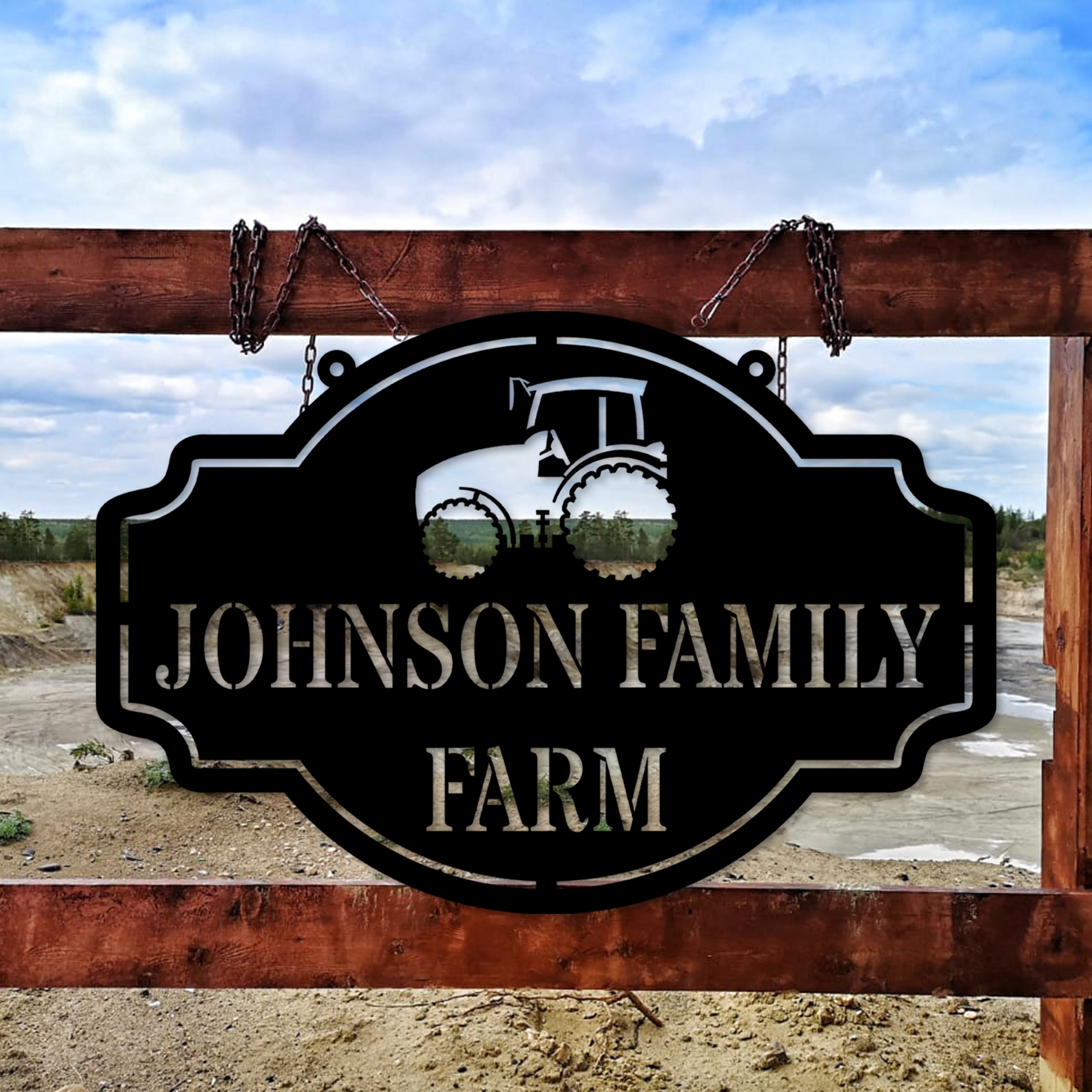 Custom Name Farm Sign Metal FARM SIGN Personalized Family Etsy