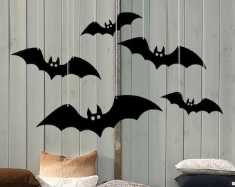 2PCS Chauves-souris Rideau Métallique De Franges Halloween Décoration Rideau à Franges Aluminium Brillant, Rideaux à Franges Toile De Fond Pour Photos De Fête, Anniversaire, Mariage (1m*2m, Vert