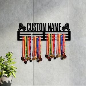 Custom Name Roller Skating Medal Hanger With LED Light - Etsy