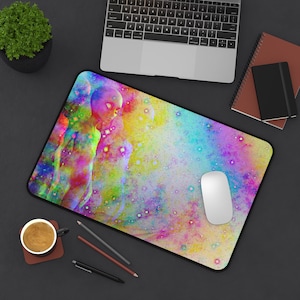 Alien Jawbreaker Trippy Gaming Mousepad Desk Mat