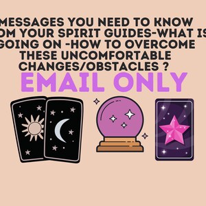 What do your Spirit Guides want to tell you right now !?