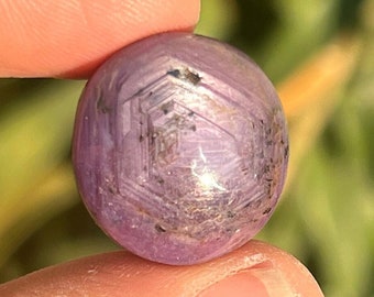Silky Star Ruby Cabochon, Natural Corundum Crystal (53.6 Carat)