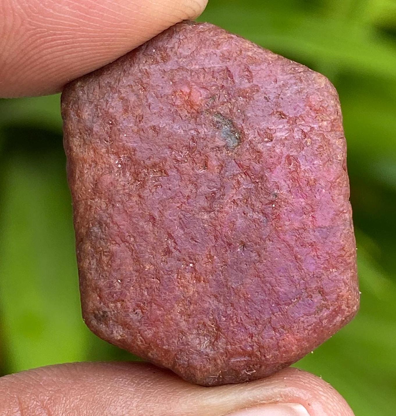 Natural Purple-red Ruby Crystal: Karnataka Ruby Specimen, 132.90
