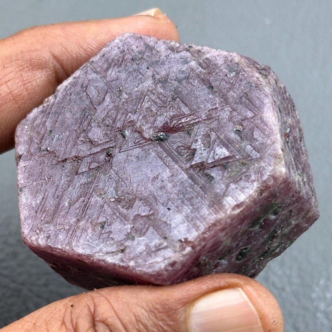 Ruby Pattern Crystal Raw Ruby Crystal: Sacred Geometry, Chakra Base, Record Keeper - Etsy