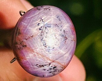 Silky Star Ruby Cabochon, Natural Corundum, 29.1 Carat
