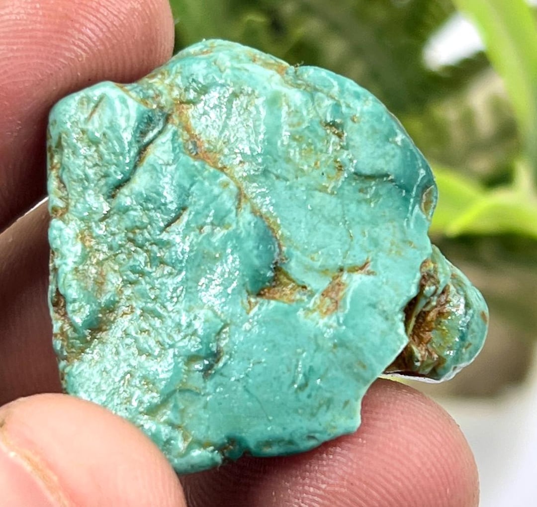 Natural Turquoise Raw Specimen Natural Mineral Crystal 42.30 Carat Raw ...