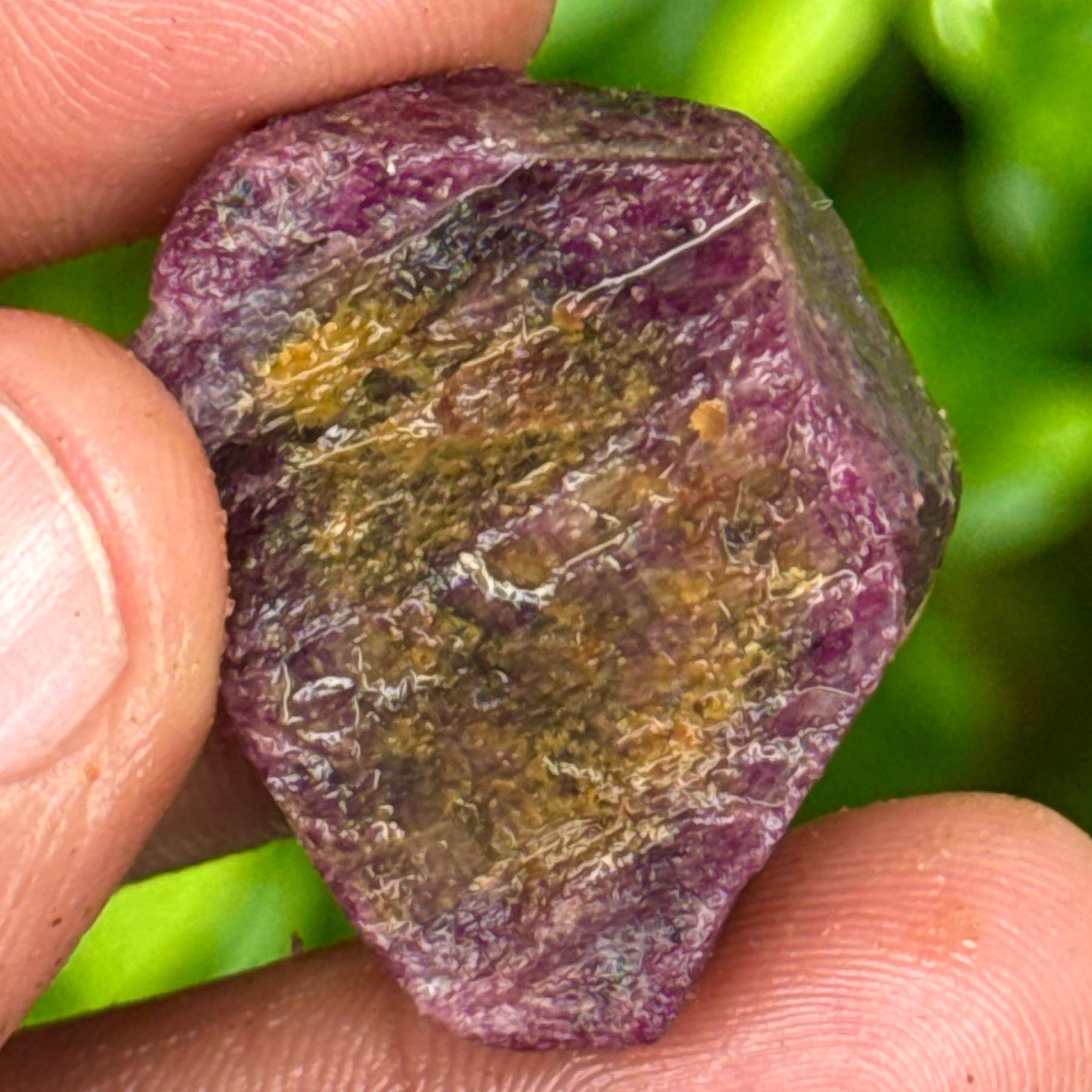 Purple Ruby Crystal Specimen: 90 Carat Karnataka Ruby - Etsy