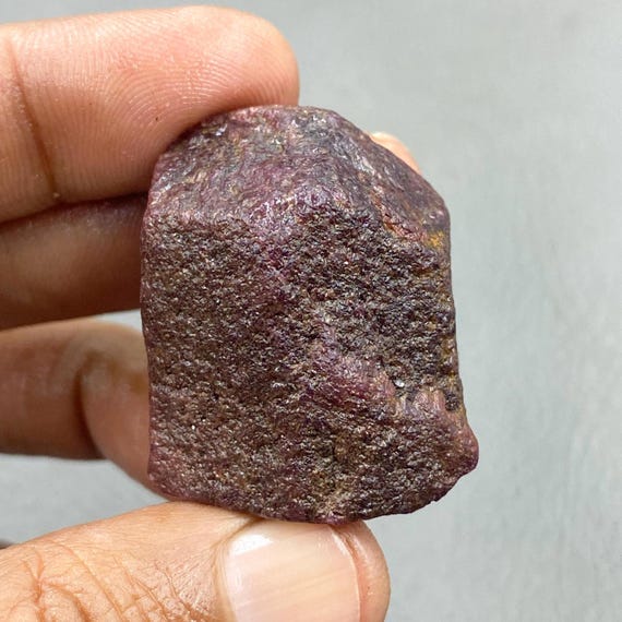 Untreated Red Ruby Specimen: 251.75 Carat Karnataka Ruby Crystal