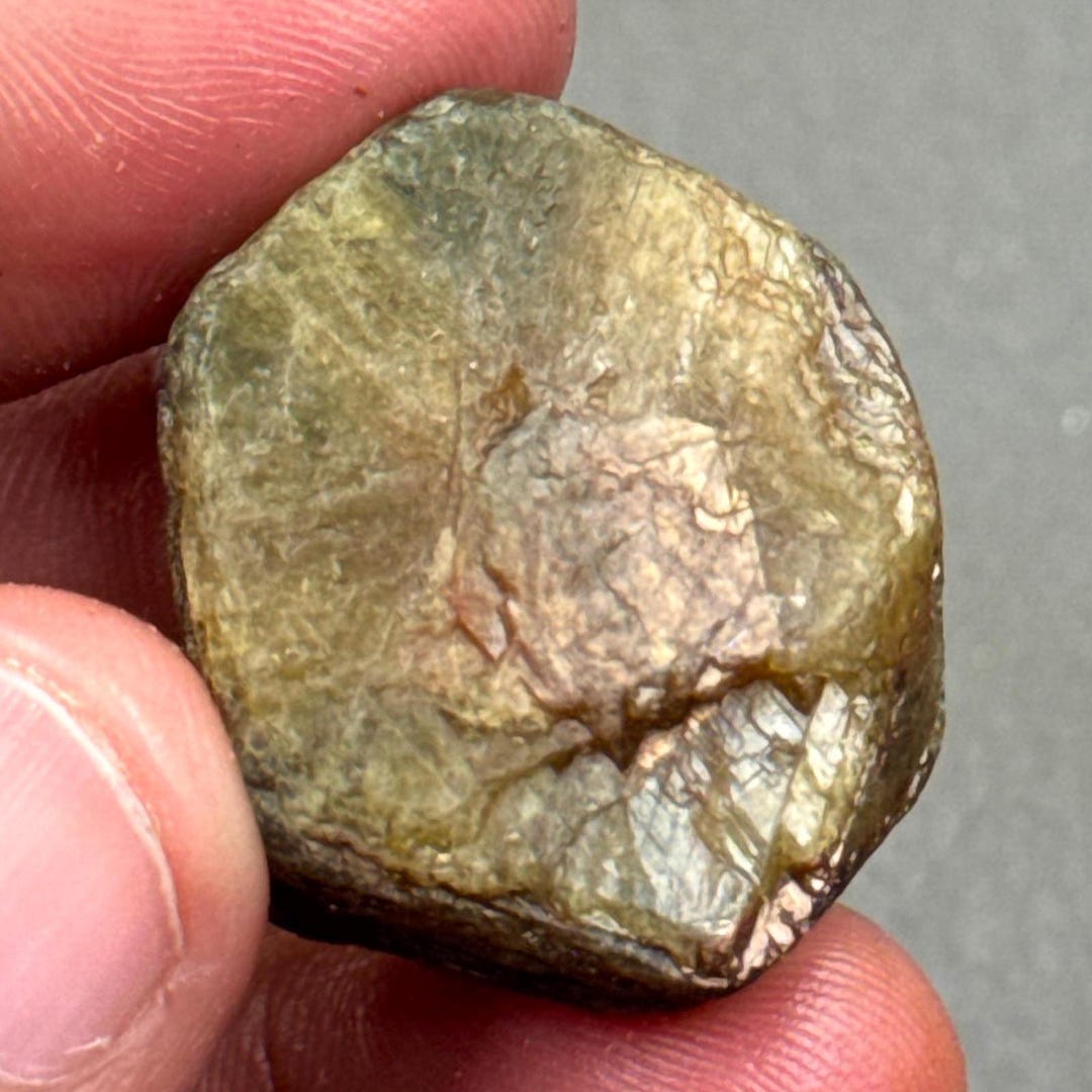 Raw Green Trapiche Sapphire Specimen: 79 Carat Natural Gemstone - Etsy