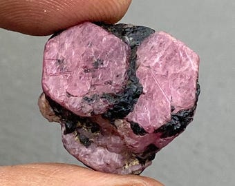 Raw Ruby Crystal - Sacred Geometry Record Keeper - 42.50 Carat